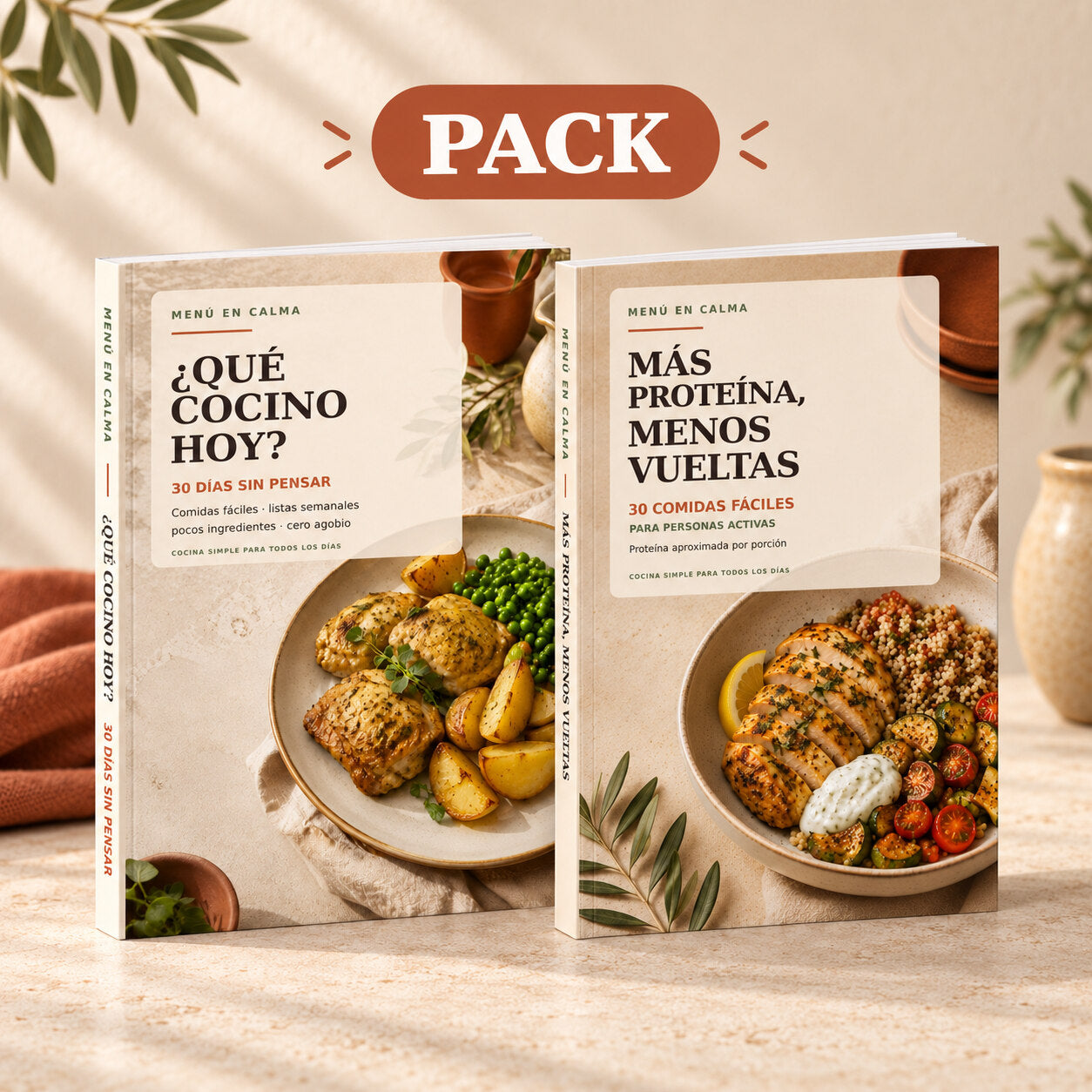 Pack Menú En Calma: los dos e-books